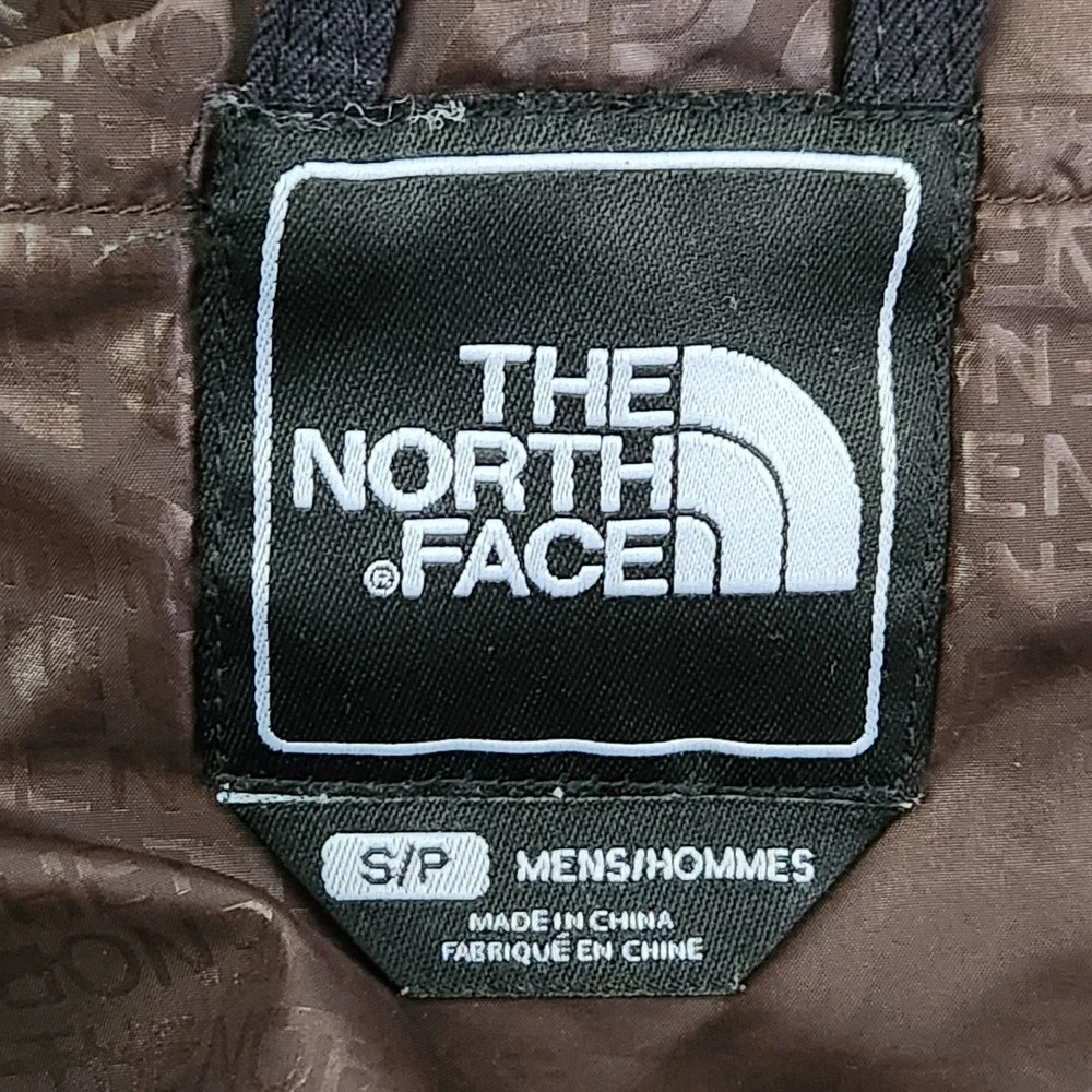 The North Face Cryptic‎ Jacket Mens Small Black Grid Pattern Insulated Snowboard